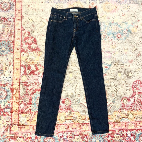 Humble Chic NY Dark Wash Skinny Straight Leg Jeans - Picture 3 of 7